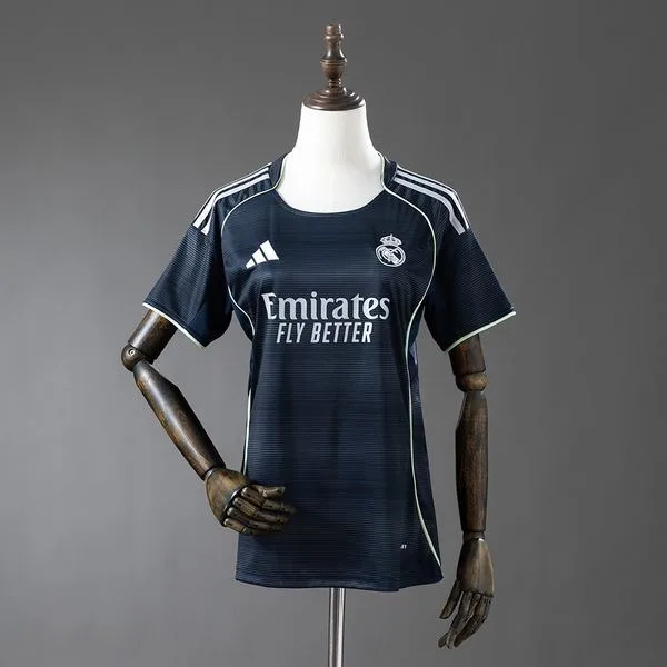 Camiseta de fútbol Real Madrid 2025/26 VISITANTE MUJER